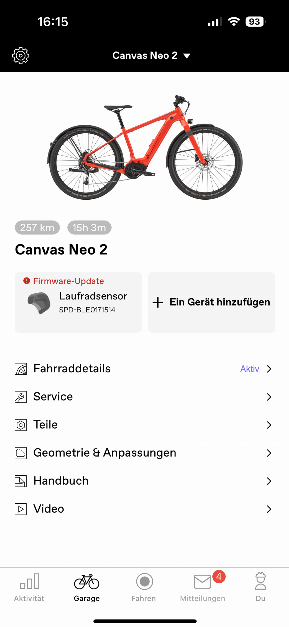 Fahrrad verkaufen CANNONDALE CANVAS NEO 2 Ankauf